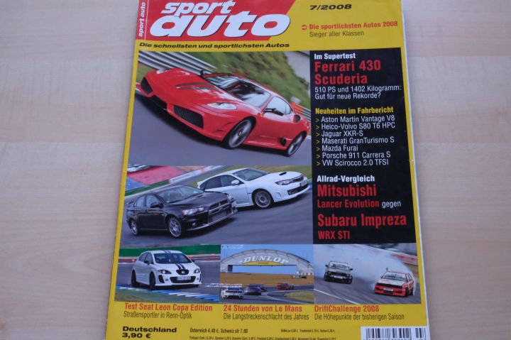 Deckblatt Sport Auto (07/2008)